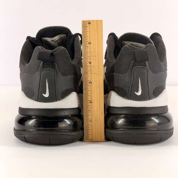 Nike Air Max 270 React Op-Art Men Size 8 Black Grey AO4971-001 Lace Up Running - Picture 7 of 10